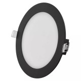 EMOS ZD1333 LED süllyesztett lámpatest NEXXO, kerek, fekete, 12W, CCT