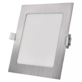 EMOS ZD2233 LED süllyesztett lámpatest NEXXO, négyzet, ezüst, 12W, CCT