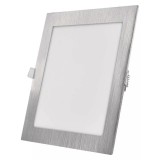 EMOS ZD2243 LED süllyesztett lámpatest NEXXO, négyzet, ezüst, 18W, CCT