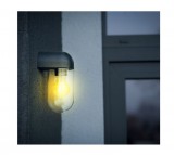 Emos ZGG010P Kerti fali lámpa CASSIA, 12,6 x 9,5 x 22,2 cm, 1 x E27, 15 W