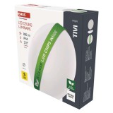 EMOS ZM3405 LED mennyezeti lámpatest TIVI, A CLASS, kerek, fehér 5,2W, IP44, Természetes fehér
