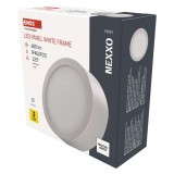 EMOS ZM5125 LED felületi lámpatest NEXXO, kerek, fehér, 7,6W, Természetes fehér