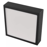 EMOS ZM6333 LED felületi lámpatest NEXXO, négyzet, fekete, 12,5W, CCT