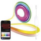 EMOS ZPW513I GoSmart Rugalmas LED szalag NEON fehér, 5 m, 33 W, RGBIC dimmelhető, WiFi