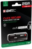 Emtec 256GB B120 Click Secure USB3.2 Black ECMMD256GB123