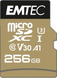 Emtec 256GB microSDXC SpeedIN Pro Class 10 U3 V30 A2 + adapterrel ECMSDM256GXC10SP