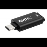 Emtec 32GB D400 USB 3.2 Type-C Pendrive - Fekete (ECMMD32GD403)