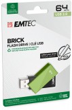 Emtec 64GB C350 Brick USB2.0 Green ECMMD64GC352