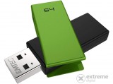 Emtec C350 Brick 64GB, USB 2.0 pendrive, zöld