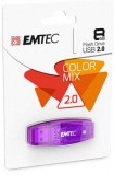 EMTEC "C410 Color" 8GB USB 2.0 lila Pendrive