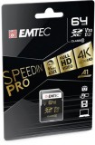 EMTEC "SpeedIN" 64GB UHS-I/U3/V30 95/85 MB/s SDXC Memóriakártya