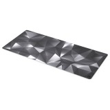 Endorfy Crystal Black XL (400x900x3 mm, csúszásgátló, mintás) fekete egérpad