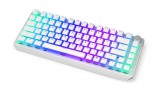 Endorfy Thock 75% Wireless Red Switch Mechanical Keyboard Onyx White Pudding US EY5A118