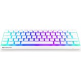 Endorfy Thock Compact Wireless Pudding Onyx White Gaming Billentyűzet - Német (Kailh BOX Red) (EY5D003)