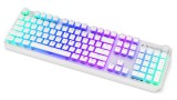 Endorfy Thock Wireless Red Switch Mechanical Keyboard Onyx White Pudding US EY5A120