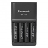 Eneloop K-KJ55HCD40E akkumulátor gyorstöltő 4db 2500mah aa akkumulátorral