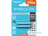 Eneloop Lite BK-4LCCE/2DE AAA 550mAh Ni-MH akkumulátor (2db)