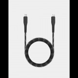 Energea Nyloflex C94 USB-C apa - Lightning apa 2.0 Adat és töltő kábel 1.5m - Fekete (CBL-NFCL-BLK150)