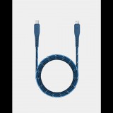 Energea Nyloflex C94 USB-C apa - Lightning apa 2.0 Adat és töltő kábel 1.5m - Kék (CBL-NFCL-BLU150)