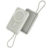ENERGEA PowerBank Bazic Fusion Mag 10000mAh MagSafe kábel USB-C szürke