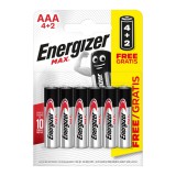 energizer elem aaa ceruza b6 4+2 max emg24929
