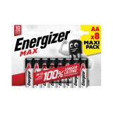 Energizer max alkáli ceruzaelem AA 8db-os kiszerelésben