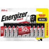 Energizer max alkáli mikroelem AAA 10db