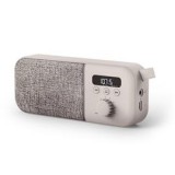 Energy Sistem Hangszóró BT -  Fabric Box Radio  (3W,akku; 8 óra üzemidő; 3,5mm; FM radio; microUSB) krém (ENERGYSISTEM_44982)