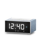 Energy Sistem Hangszóró BT -  Smart Speaker Wake Up (BT5.0, Wi-Fi, ALEXA; 10W, 5WQi; 3,5 mm, multiroom, alarm) kék/fehér (ENERGYSISTEM_44841)