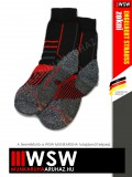 .Engelbert Strauss ALLROUND WARM BLACKRED technikai zokni - munkazokni (-10C - 10C fokig)