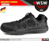 .Engelbert Strauss BAHAM II BLACK S1 önbefűzős ripstop munkavédelmi cipő - munkacipő