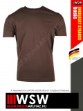 .Engelbert Strauss BASIC BROWN férfi prémium pamut munkapóló - 195 g/m²