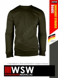 .Engelbert Strauss BASIC OLIVE pamutgazdag 300 g/m² technikai pulóver - munkaruha