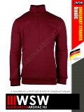.Engelbert Strauss CLASSIC BORDEAUX pamutgazdag 300 g/m² technikai pulóver - munkaruha