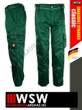 .Engelbert Strauss CLASSIC GREEN erősített anyagú 315 g/m² technikai munkanadrág - munkaruha