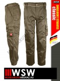 .Engelbert Strauss CLASSIC KHAKI erősített anyagú 315 g/m² technikai munkanadrág - munkaruha