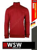 .Engelbert Strauss CLASSIC RED pamutgazdag 300 g/m² technikai pulóver - munkaruha
