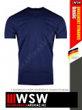 .Engelbert Strauss COTTON STRETCH NAVY férfi prémium pamut zsebes munkapóló - 180 g/m²