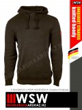 .Engelbert Strauss KNITTED HOODY BARK pamut 300 g/m² technikai pulóver - munkaruha