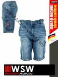 .Engelbert Strauss MOTION DENIM STONEWASHED technikai farmer rövidnadrág - munkaruha