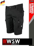 .Engelbert Strauss MOTION TEN BLACK camo technikai prémium rövidnadrág - munkaruha