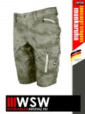 .Engelbert Strauss MOTION TEN GREEN camo technikai prémium rövidnadrág - munkaruha