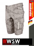 .Engelbert Strauss MOTION TEN OPALGREY camo technikai prémium rövidnadrág - munkaruha