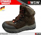 .Engelbert Strauss SIOM CHESTNUT S3 széles lábfejű munkavédelmi cipő - munkabakancs