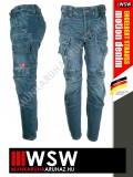 .Engelbert Strauss VINTAGE POWERDENIM cargo extra kopásálló farmernadrág - munkaruha