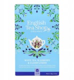 English Tea Shop ETS Bio Fehér Tea Áfonya-Bodza 20 db