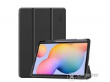 Enkay álló, bőr hatású aktív flip tok Samsung Galaxy Tab S6 Lite 10.4 WIFI (SM-P610) készülékhez, fekete
