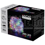 ENTAC KARÁCSONYI IP44 200PVC BEVONATÚ MICRO LED MC 20M (SZÍNES)