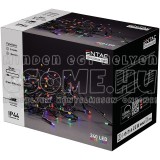 Entac KARÁCSONYI IP44 240 LED FÜZÉER SZÍNES 24M