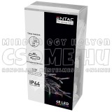 ENTAC KARÁCSONYI IP44 FÜZÉR 48 LED IDŐZÍTŐVEL SZÍNES 4M ECL-48MC-T